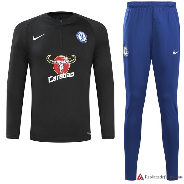 Chandal De Lana Chelsea 2017-2018 Azul Negro